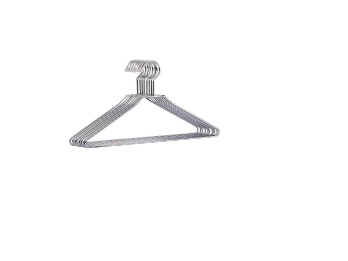 Organize It All 1363w-6 Chrome Finished Hangers - 8 count